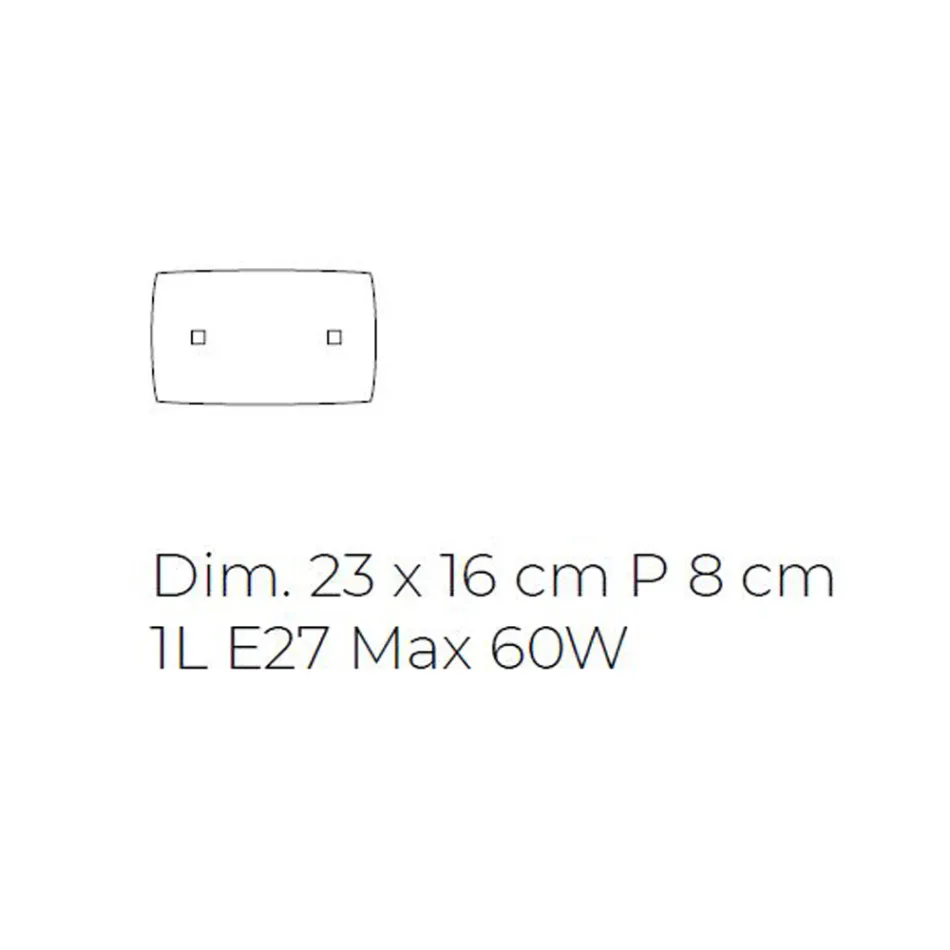 Handblåst Pärlemorglas Vägglampa i Venedig - Chrystal Viadurini