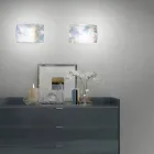 Handblåst Pärlemorglas Vägglampa i Venedig - Chrystal Viadurini