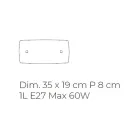 Handblåst Pärlemorglas Vägglampa i Venedig - Chrystal Viadurini