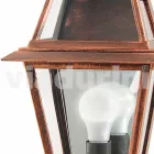 Vägglampa för klassisk utomhus tillverkad i Italien, Kristel aluminium Viadurini