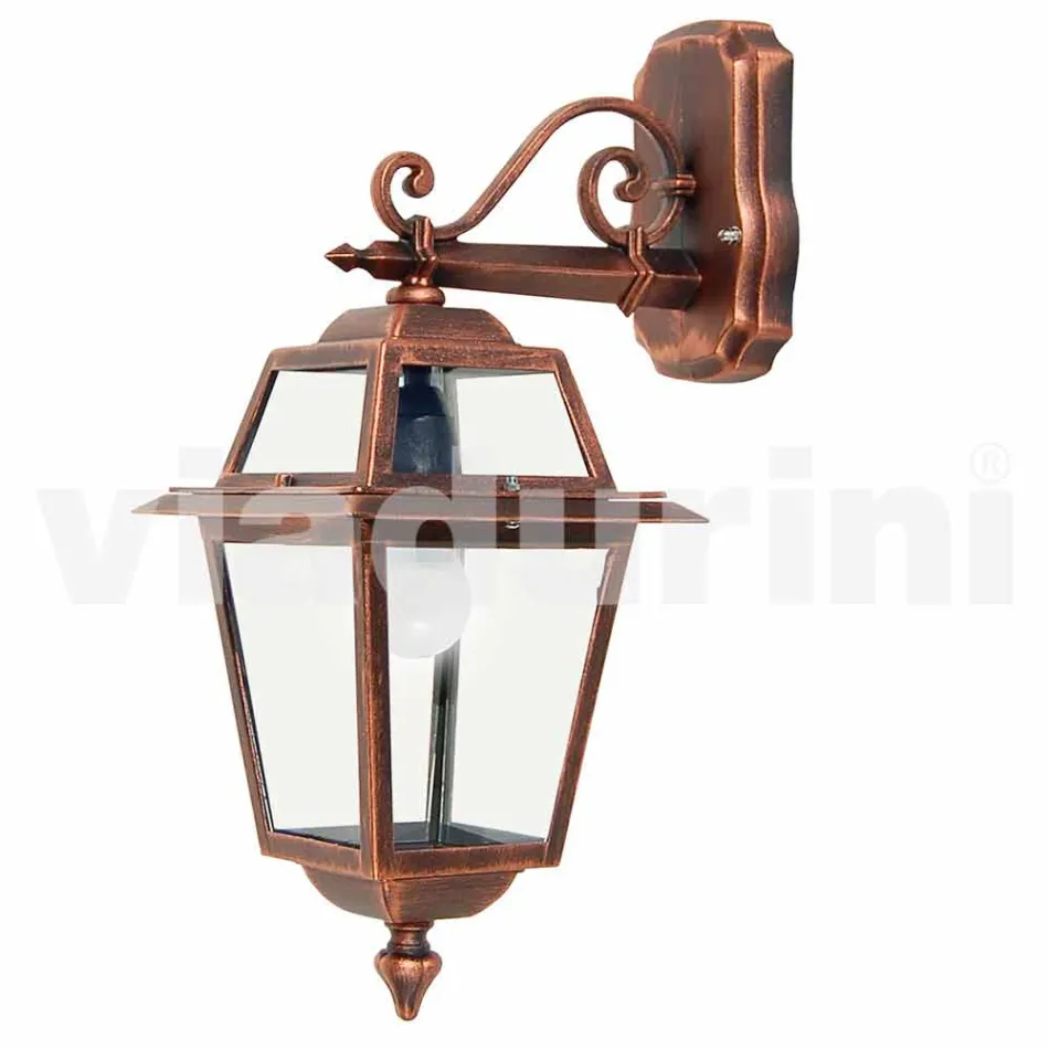 Utomhuslampa i aluminium tillverkad i Italien, Kristel Viadurini