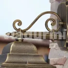 Utomhusvägglampa i aluminium tillverkad i Italien, Aquilina Viadurini