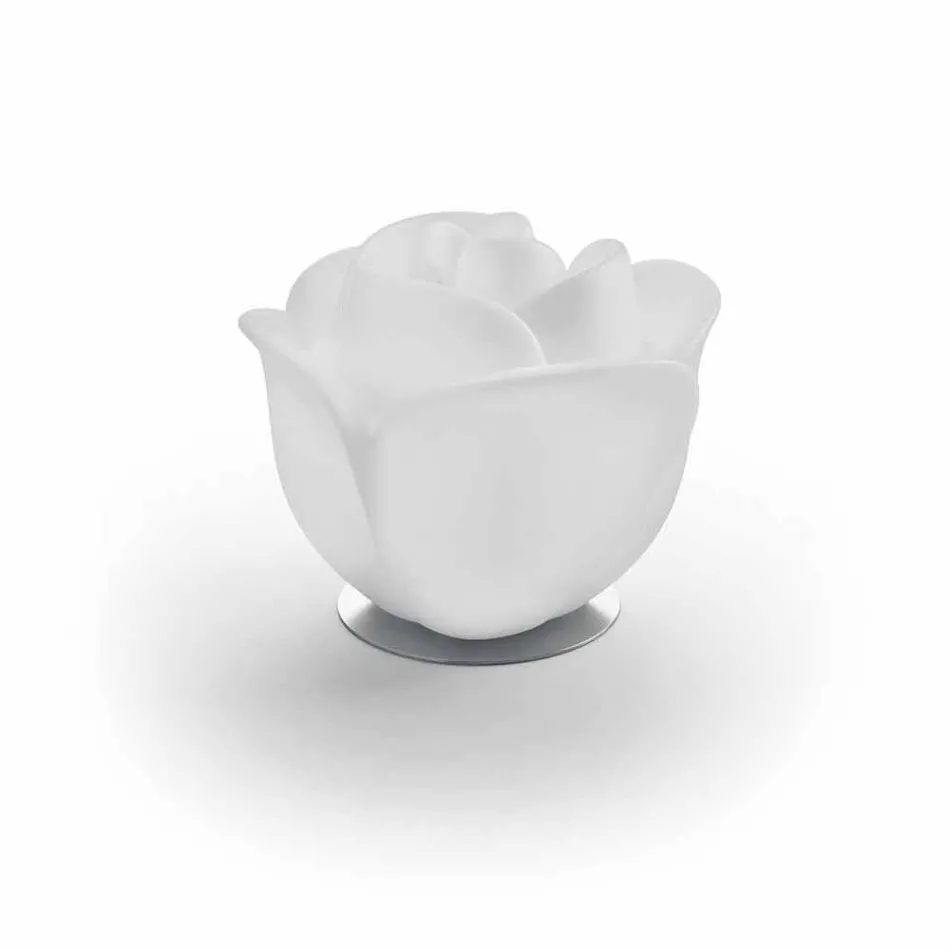 Rosformad bordslampa med induktion RGBW Led - Baby Love från Myyour Viadurini