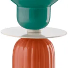 Hög keramisk bordslampa i 2 färger Tillverkad i Italien - Berimbau Viadurini