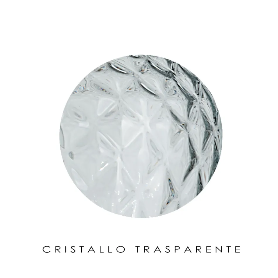 Handgjord bordslampa i venetiansk blåst glas - Dalia Balloton Viadurini