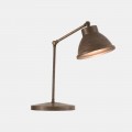 Bordslampa med fog i mässing och järn Vintage stil - Loft av Il Fanale