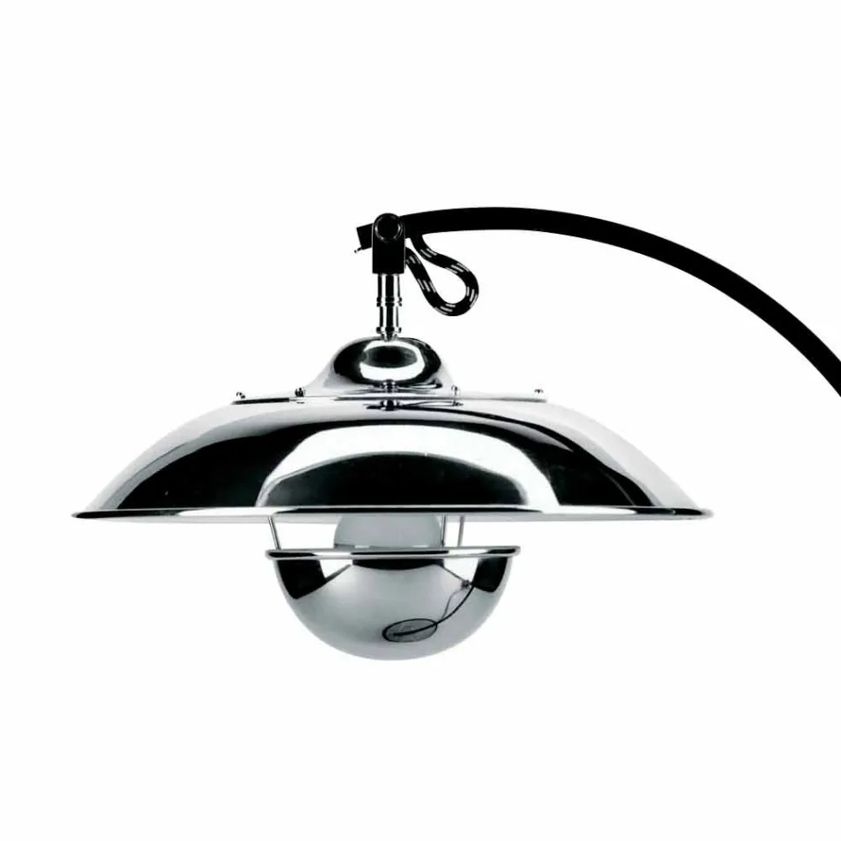 Bordslampa med struktur i ek och metall tillverkad i Italien - Lumetto Viadurini