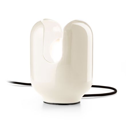 Bordslampa med modern stil i keramik Tillverkad i Italien - Batucada Viadurini