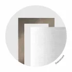 Design bordslampa i metall och vitt linne Made in Italy - Bali Viadurini