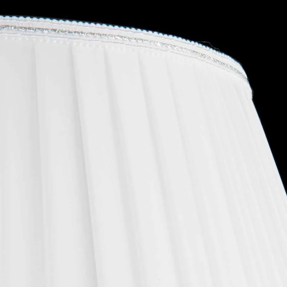 Lamp glasdesign och kristallbord Ivy, tillverkad i Italien Viadurini