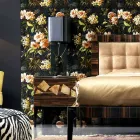 Bordslampa av massivt trädesign Grilli Zarafa gjorde Italien Viadurini