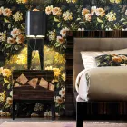 Bordslampa av massivt trädesign Grilli Zarafa gjorde Italien Viadurini