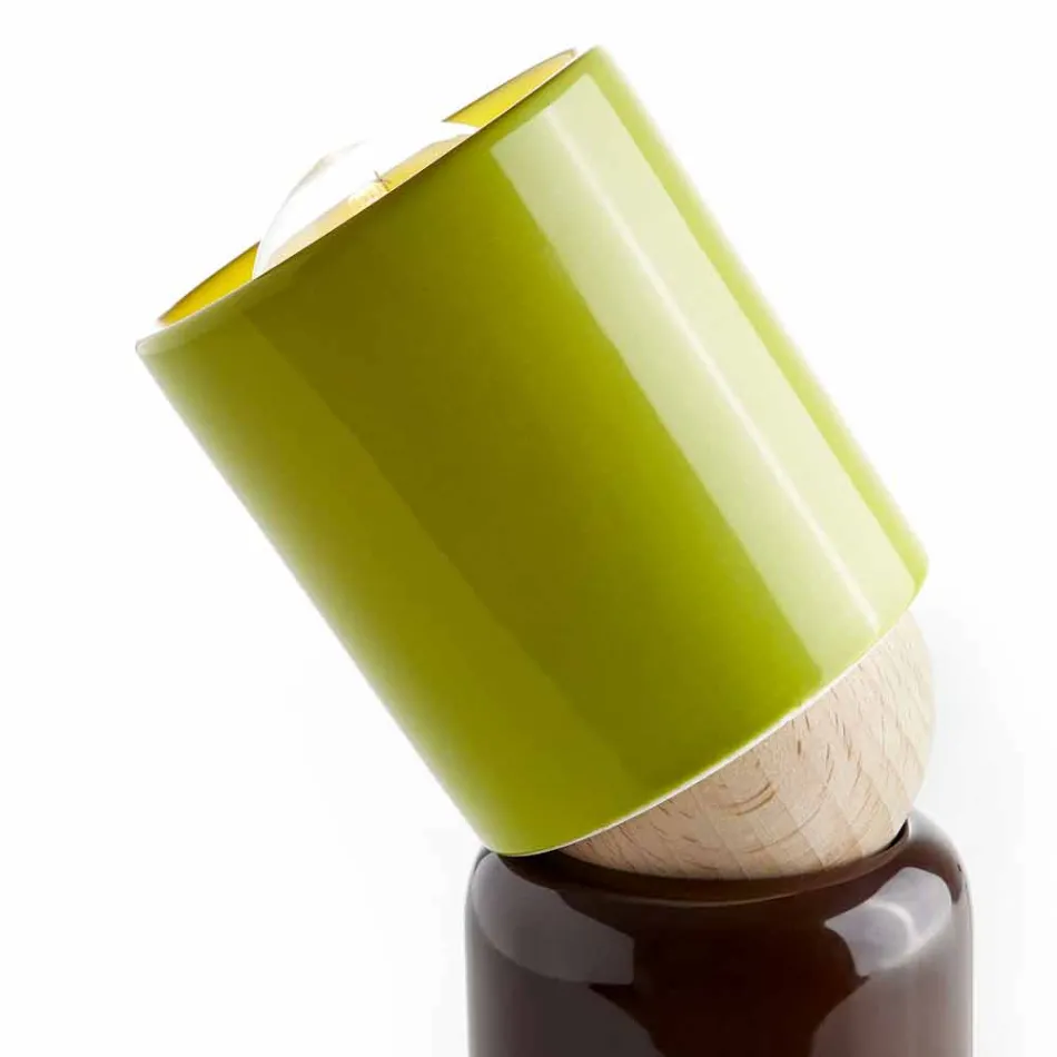 Modern design keramisk bordslampa gjord i Italien Asien Viadurini