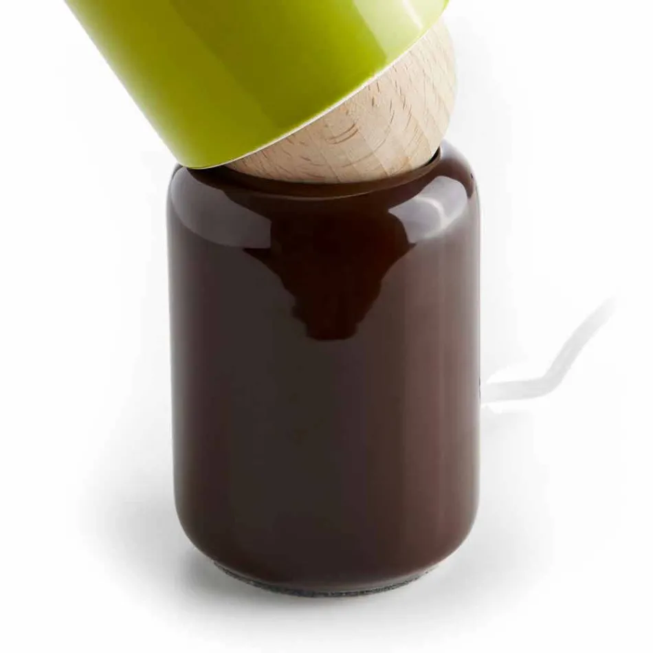 Modern design keramisk bordslampa gjord i Italien Asien Viadurini