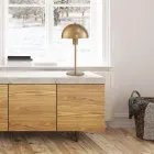 Bordslampa i lackerat stål i olika ytskikt - Giulia Viadurini