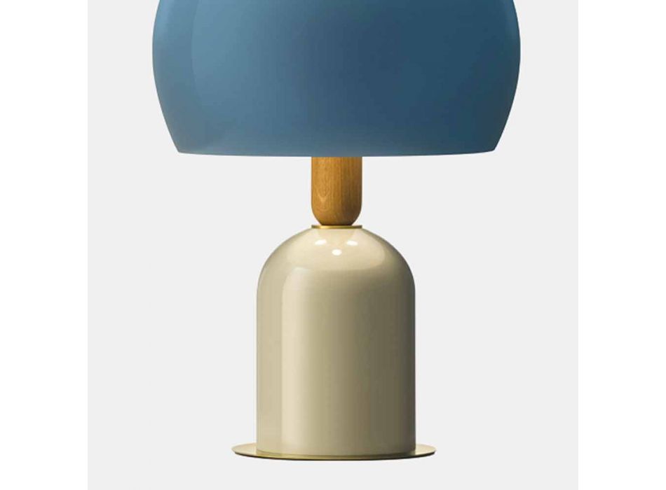 Bordslampa i aluminium och mässing 3 lyxiga ytor - Bonton av Il Fanale Viadurini