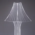 Aurel plexiglas bordslampa i två storlekar Tillverkad i Italien Viadurini