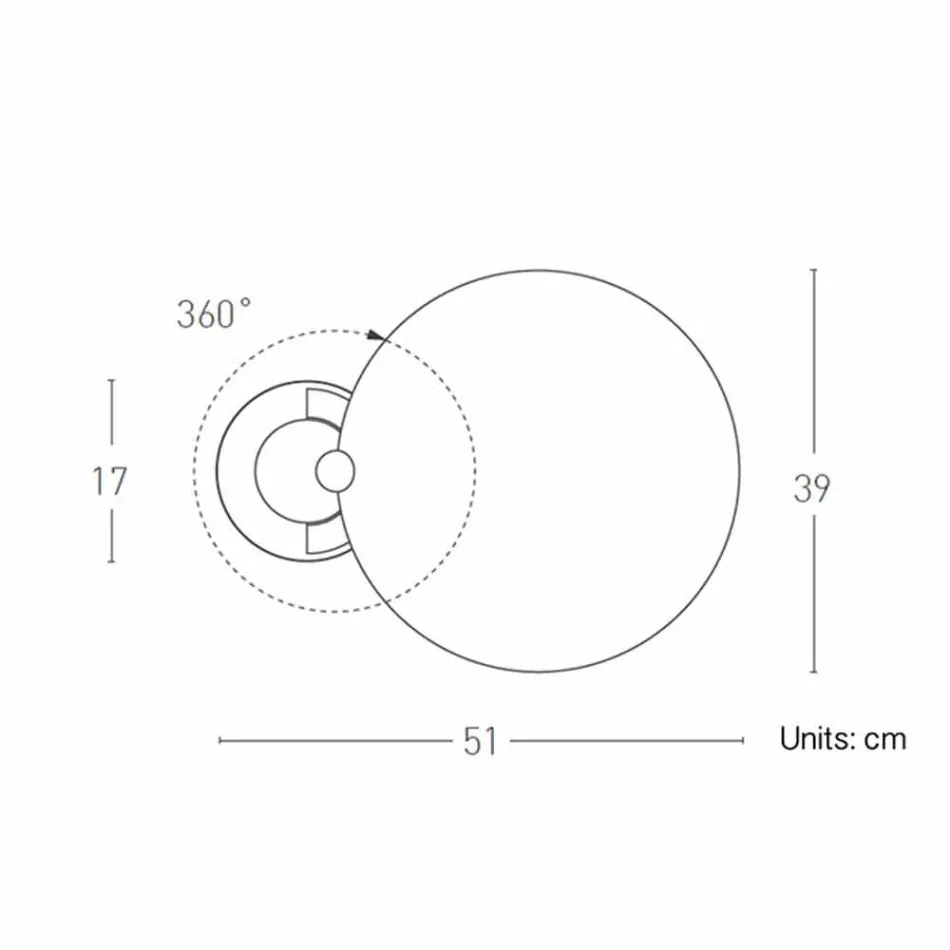 Bordslampa i krom eller svartmetall med LED Made in Italy - Orlando Viadurini
