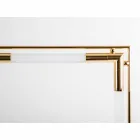 Bordslampa i mässing och harts med marmorbas tillverkad i Italien - Quizza Viadurini