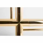 Bordslampa i mässing och harts med marmorbas tillverkad i Italien - Quizza Viadurini