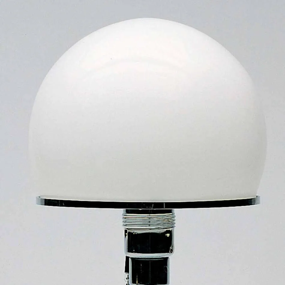 Glasbordslampa med opalskärm tillverkad i Italien - Dacca Viadurini