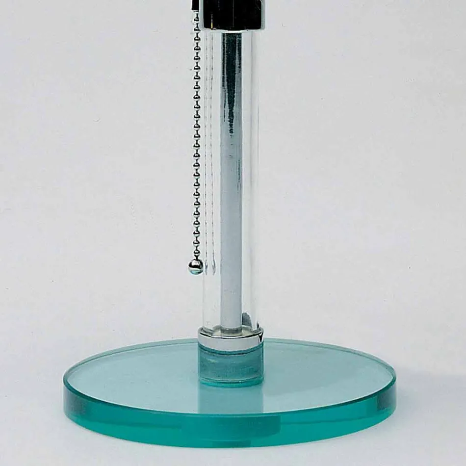 Glasbordslampa med opalskärm tillverkad i Italien - Dacca Viadurini