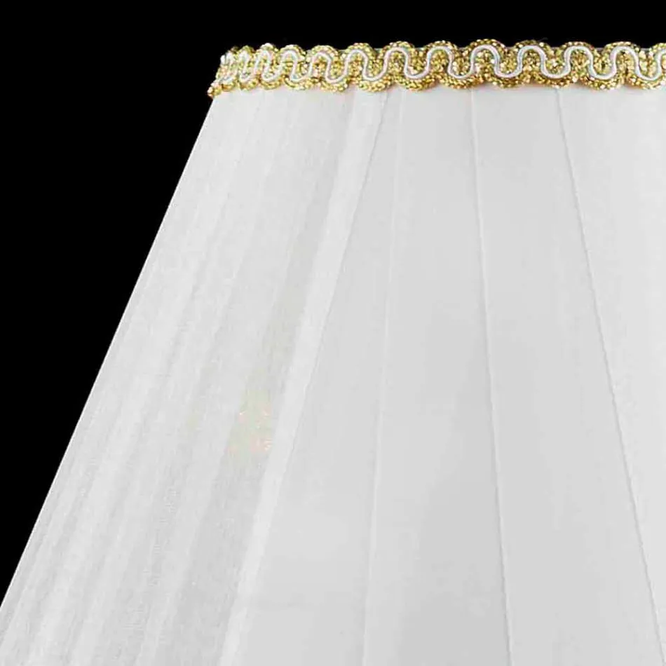 Glas Bordslampa och Crystal Belle, tillverkad i Italien Viadurini