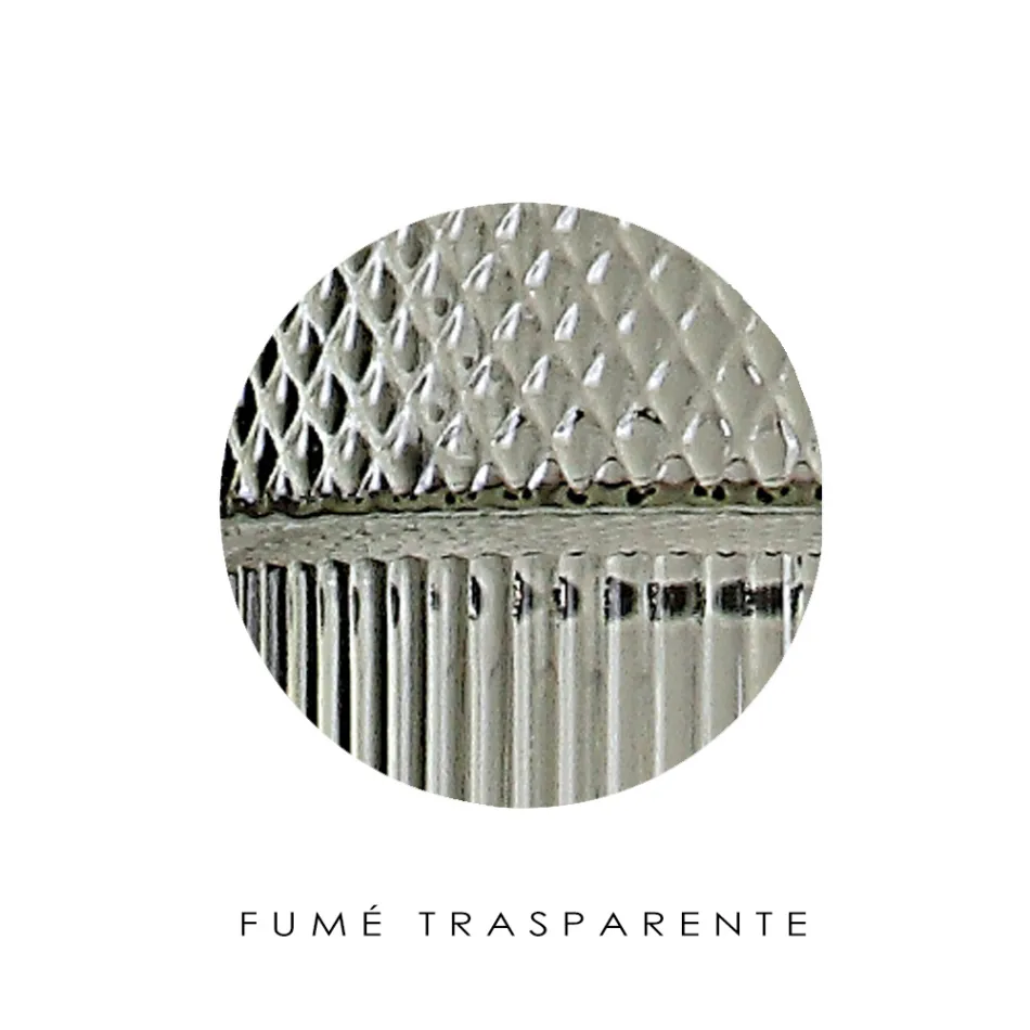 Bordslampa i handblåst glas i Venedig och metall - Satomi Viadurini