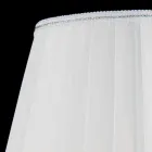 Lampa i transparent glas bord och Crist Ivy, tillverkad i Italien Viadurini