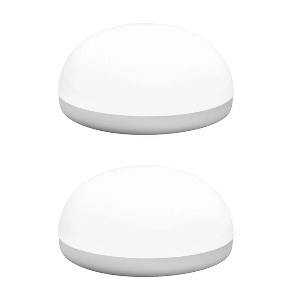 Bärbar 1W Led bordslampa med USB-laddning 2 delar - Zecchino Viadurini