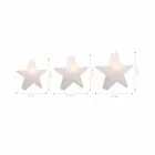 Polyeten sol- eller LED Star Design bordslampa - Ringostar Viadurini