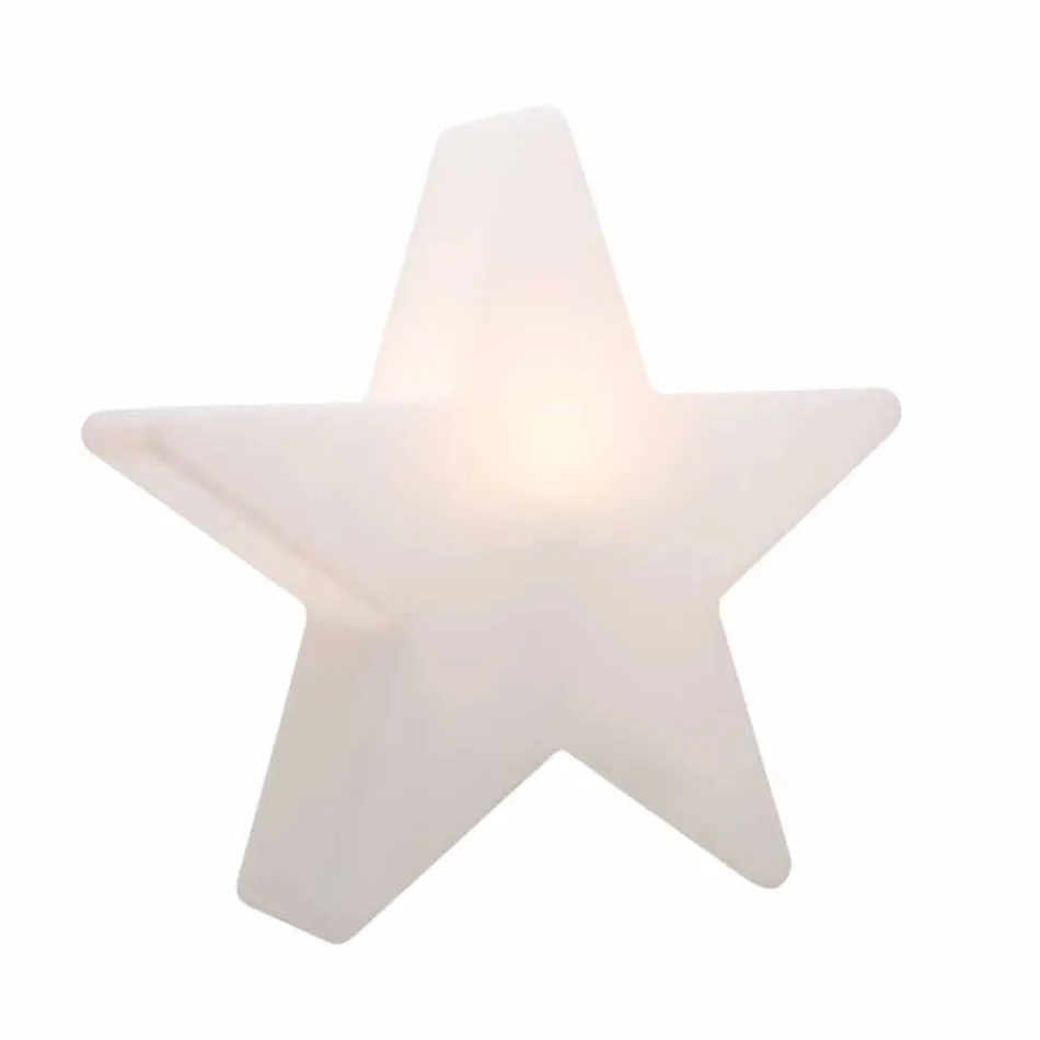 Polyeten sol- eller LED Star Design bordslampa - Ringostar Viadurini