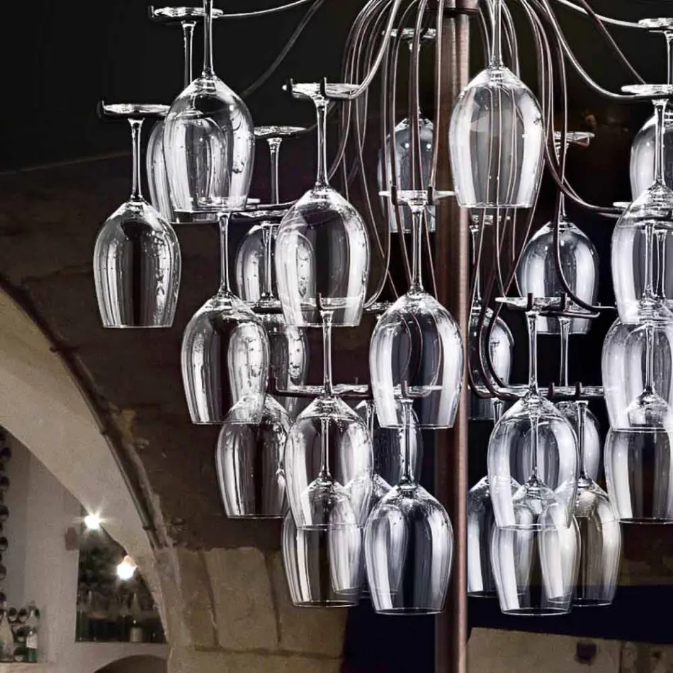 golvlampa 30 glas upp och Sauvignon Viadurini