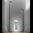 Utdragbar golvlampa aluminium matt svart stegedesign - vaksam Viadurini