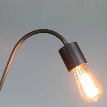 Artisan Design golvlampa i svart järn tillverkad i Italien - Curva