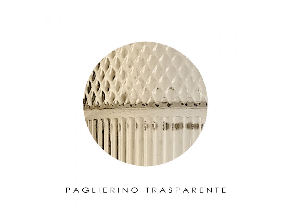 Artisan Golvlampa i Venetianskt blåst glas 30 cm - Satomi Viadurini