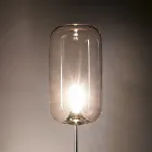 Handblåst golvlampa i venetiansk glas - bambu Viadurini