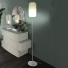 Handblåst golvlampa i venetiansk glas - bambu Viadurini