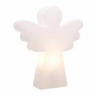 Vit golvlampa E27, Led eller Solar Angel Modern Design - Angelostar Viadurini