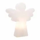 Vit golvlampa E27, Led eller Solar Angel Modern Design - Angelostar Viadurini