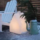 Husgolvlampa för inomhus- eller utomhusled, Solar eller E27 - Casastar Viadurini