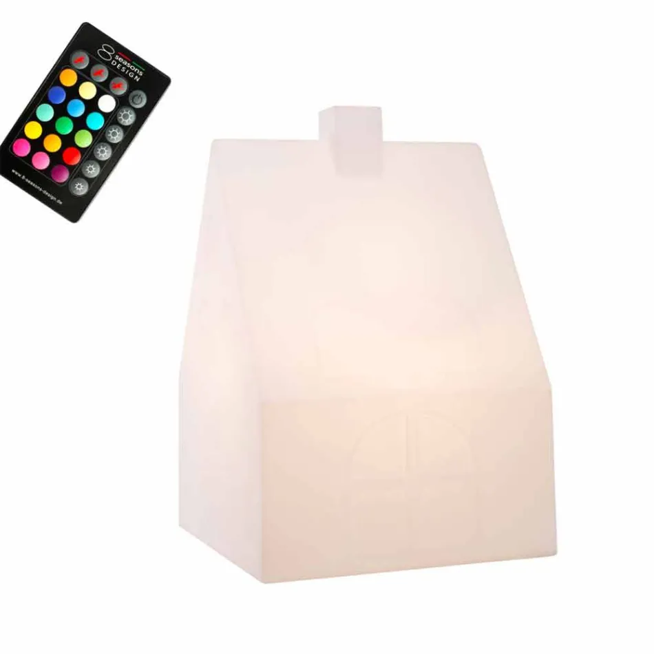 Husgolvlampa för inomhus- eller utomhusled, Solar eller E27 - Casastar Viadurini