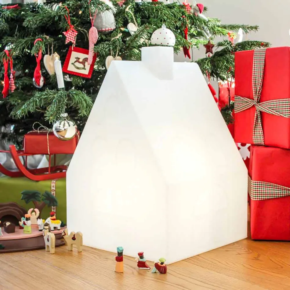 Husgolvlampa för inomhus- eller utomhusled, Solar eller E27 - Casastar Viadurini