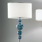 Klassisk golvlampa i italienskt hantverksglas och lampskärm - Memore Viadurini