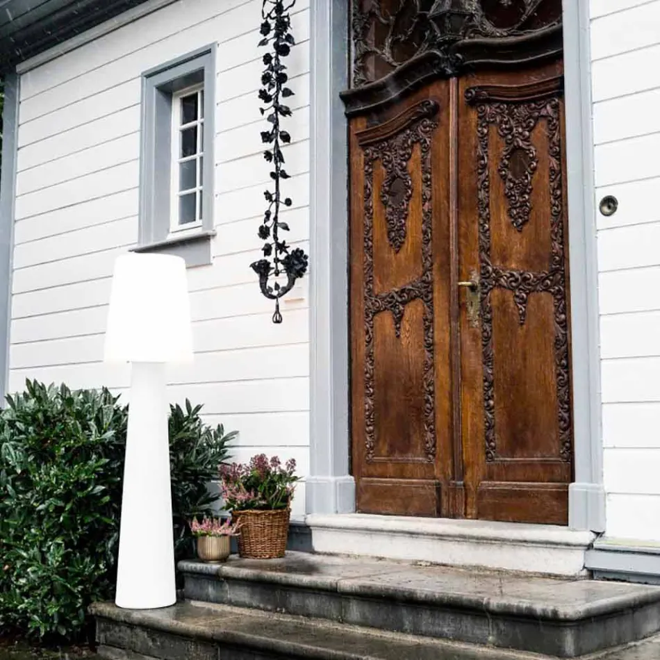 Färgad golvlampa Led, Solar eller E27 Design utomhus och inomhus - Fungostar Viadurini