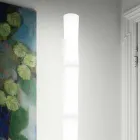 Golvlampa med lampskärm i vit polyeten Tillverkad i Italien - Asturien Viadurini