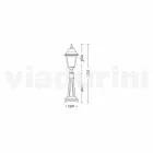 Utomhus golvlampa tillverkad av aluminium producerad i Italien, Aquilina Viadurini