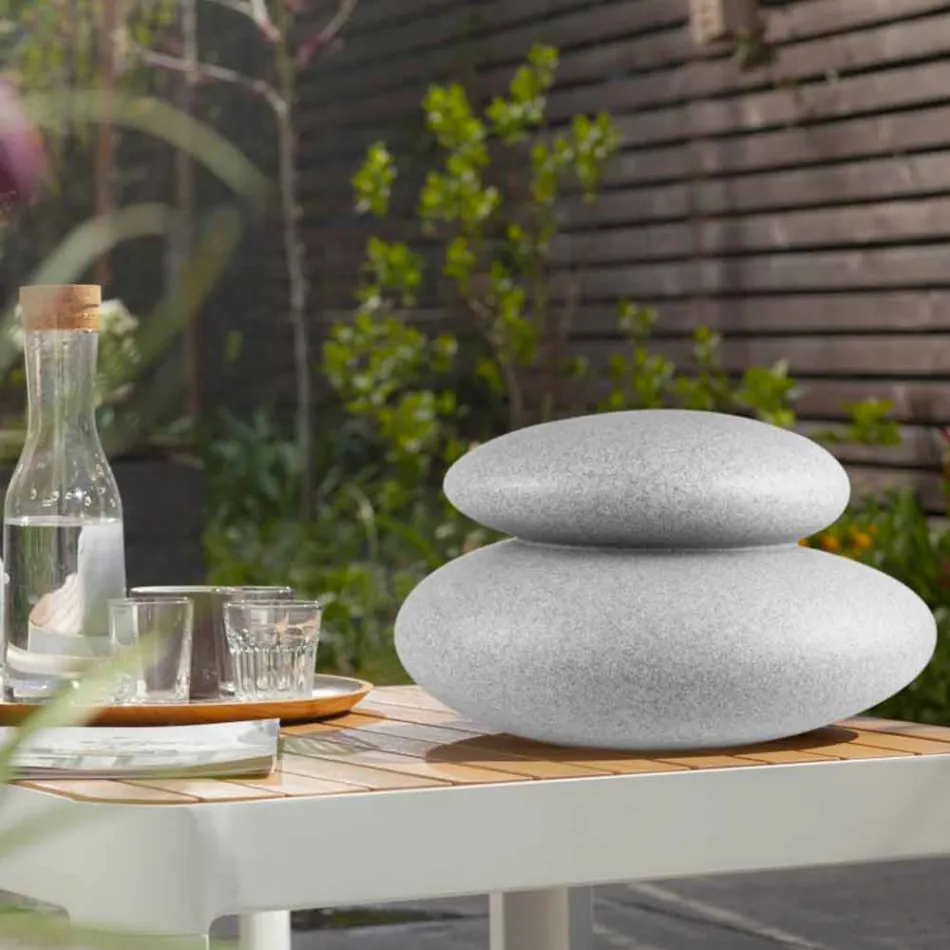 Golvlampa för inomhus eller utomhus med modern naturlig design - Sassostar Viadurini