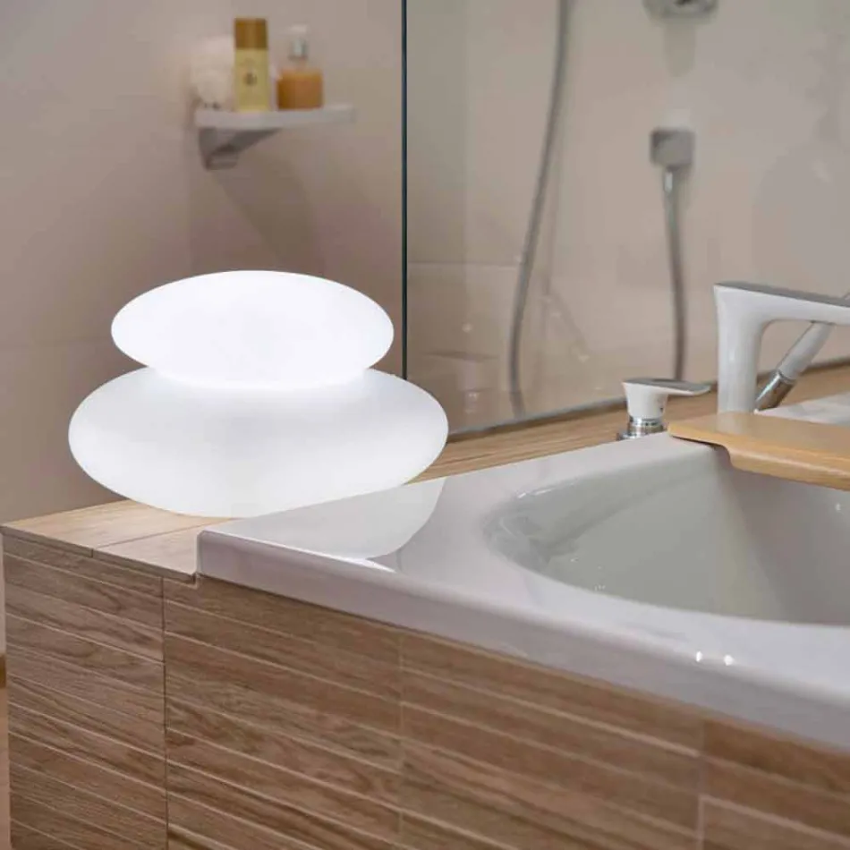 Golvlampa för inomhus eller utomhus med modern naturlig design - Sassostar Viadurini