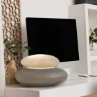 Golvlampa för inomhus eller utomhus med modern naturlig design - Sassostar Viadurini